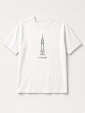 Tower Line Tee by TIMEŒ